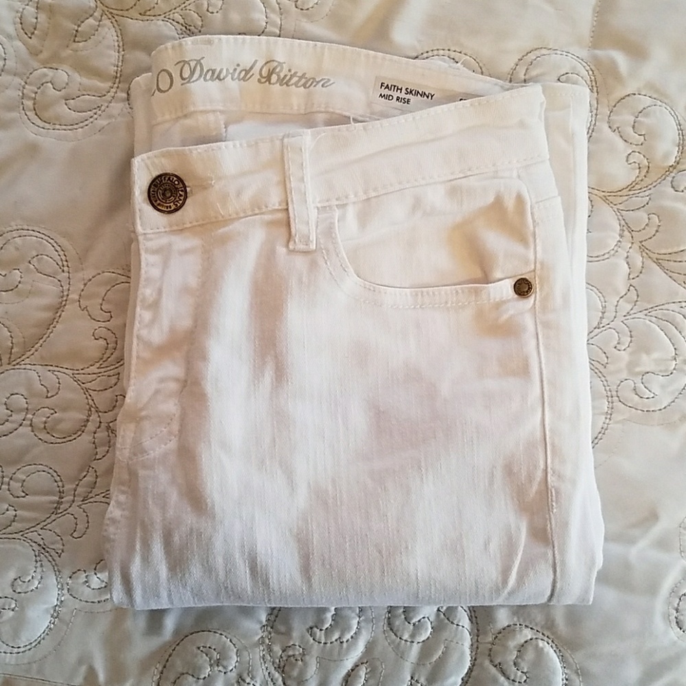 Buffalo David Bitton white skinny jeans!